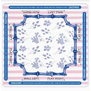 Grandmillennial Mahjong Table Mat
